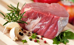 Quầy hàng các loại thịt